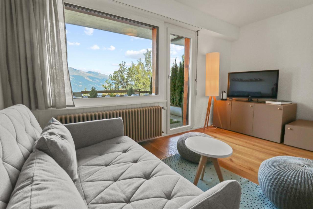 Superbe Appartement Avec Piscine Nendaz Exterior photo